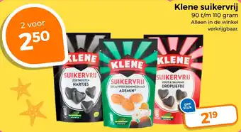 Trekpleister Klene suikervrij aanbieding