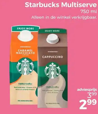 Trekpleister Starbucks Multiserve aanbieding