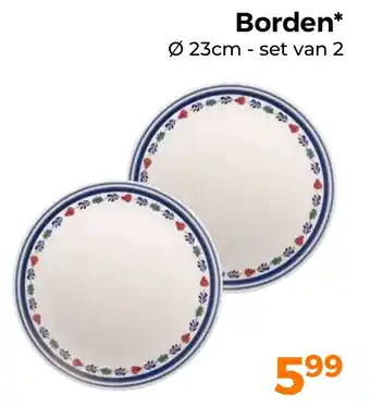 Trekpleister Borden aanbieding