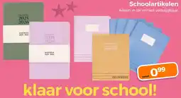 Trekpleister Schoolartikelen aanbieding