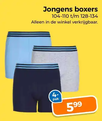 Trekpleister Jongens boxers aanbieding