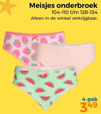 Trekpleister Meisjes onderbroek aanbieding