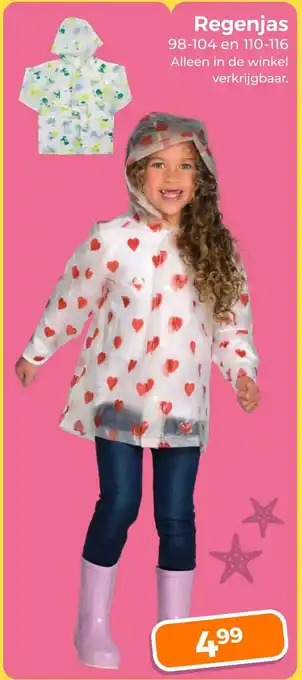 Trekpleister Regenjas aanbieding