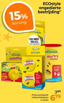 Trekpleister ECOstyle ongedierte bestrijding aanbieding