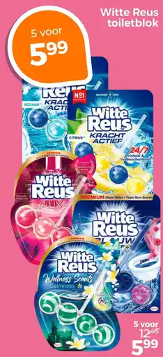 Trekpleister Witte Reus toiletblok aanbieding