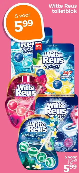 Trekpleister Witte Reus toiletblok aanbieding