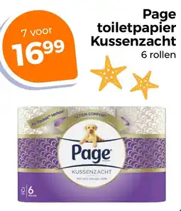 Trekpleister Page toiletpapier Kussenzacht aanbieding
