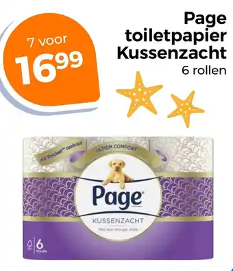 Trekpleister Page toiletpapier Kussenzacht aanbieding