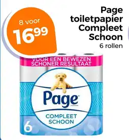 Trekpleister Page toiletpapier Compleet Schoon aanbieding