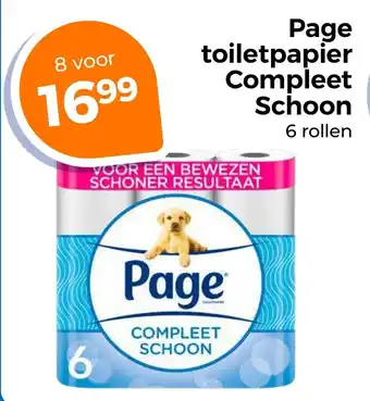 Trekpleister Page toiletpapier Compleet Schoon aanbieding