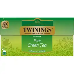 Albert Heijn Twinings Green tea pure aanbieding