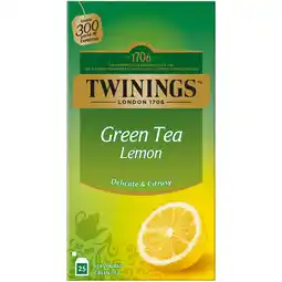 Albert Heijn Twinings Green tea lemon aanbieding