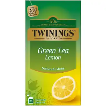 Albert Heijn Twinings Green tea lemon aanbieding