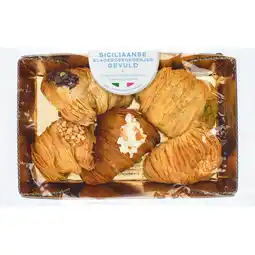 Albert Heijn Fratelli Siciliani Siciliaanse bladerdeegkoekjes gevuld aanbieding