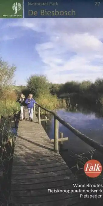 ANWB Falk fiets-wandelkaart SBB 27 Biesbosch aanbieding