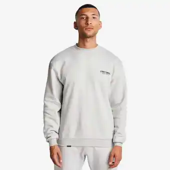 Foot Locker Street Cartel Russo Heren Sweatshirts - Grijs - Maat: M - Katoen Fleece - Foot Locker aanbieding