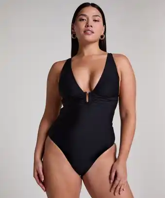 Hunkemoller Hunkemöller Badpak Shaping Luna Zwart aanbieding