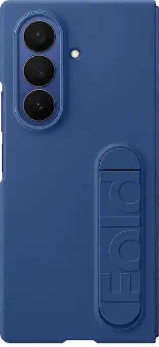 Coolblue Samsung Galaxy Z Fold 7 Siliconen Back Cover Blauw aanbieding
