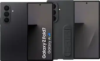 Coolblue Samsung Galaxy Z Fold 7 256GB Zwart 5G + Samsung Siliconen Back Cover Zwart aanbieding