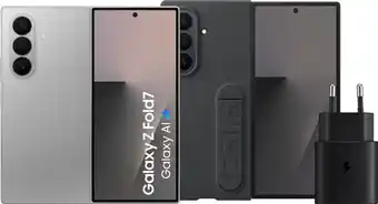 Coolblue Samsung Galaxy Z Fold 7 512GB Zilver 5G + Accessoirepakket aanbieding