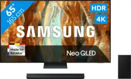 Coolblue Samsung 65 Neo QLED QN73F 4K (2025) + Samsung HW-B66CF (2025) aanbieding