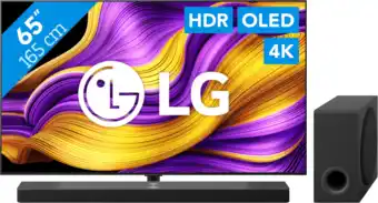 Coolblue LG 65 OLED EVO G56 4K (2025) + LG DS95TR aanbieding
