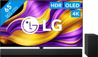 Coolblue LG 65 OLED EVO G56 4K (2025) + LG DSG10TY aanbieding