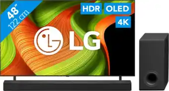 Coolblue LG 48 OLED B56 4K (2025) + LG DS80TR aanbieding
