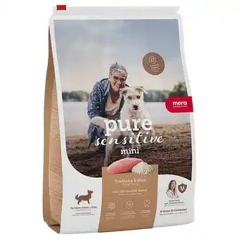 Zooplus mera pure sensitive Mini Kalkoen & Rijst - Dubbelpak: 2 x 4 kg aanbieding