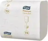 Bol.com Tork Premium toiletpapier vouw 2-lgs wit 19x11 cm doos à 7560 vel (114276) aanbieding