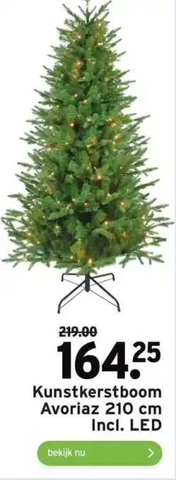 GAMMA Kunstkerstboom Avoriaz 210 cm Incl. LED aanbieding