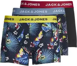 Amazon JACK & JONES Jacflower Bird Trunks 3 Pack Noos heren Boxershorts aanbieding