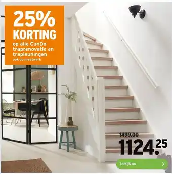 GAMMA op alle CanDo traprenovatie en trapleuningen aanbieding