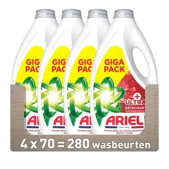 Plein.nl 4x Ariel Vloeibaar Wasmiddel +Ultra aanbieding