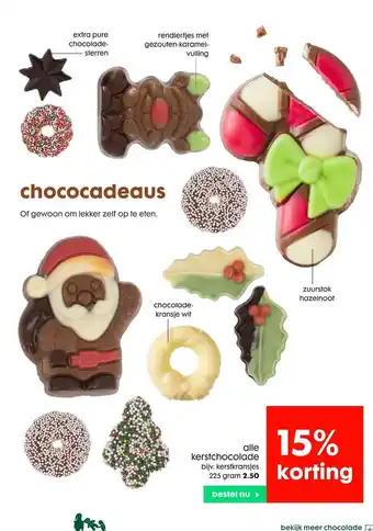 HEMA alle kerstchocolade aanbieding