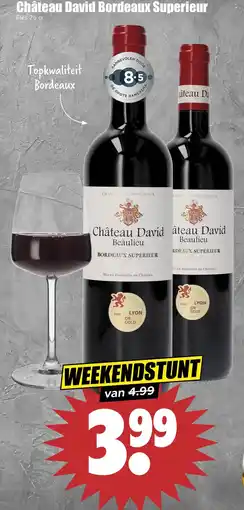 Dirk Château David Bordeaux Superieur aanbieding