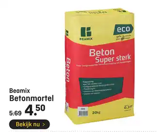 Hubo Beamix Betonmortel aanbieding