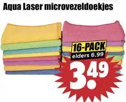 Dirk Aqua Laser microvezeldoekjes aanbieding