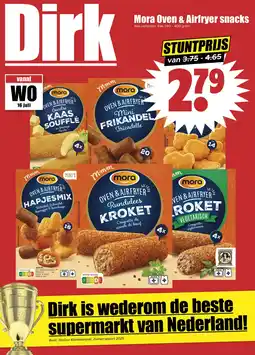 Dirk Mora Oven & Airfryer snacks aanbieding