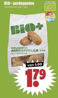 Dirk BIO+ aardappelen aanbieding