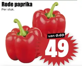 Dirk Rode paprika aanbieding