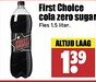 Dirk First Choice cola zero sugar aanbieding