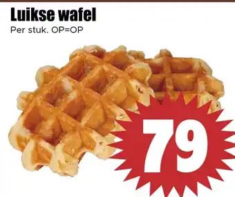 Dirk Luikse wafel aanbieding