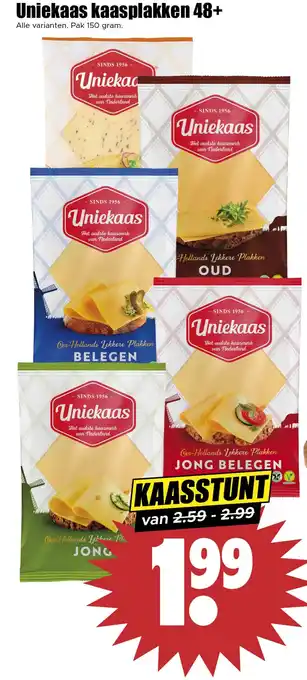 Dirk Uniekaas kaasplakken 48+ aanbieding