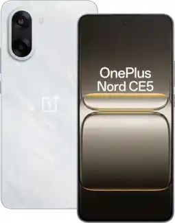 MediaMarkt ONEPLUS Nord CE5 128GB 8GB Marble Mist - 128 GB Wit aanbieding