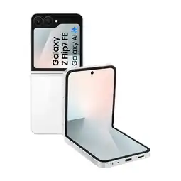 MediaMarkt SAMSUNG Galaxy Z Flip7 FE - 5G - 256 GB White aanbieding