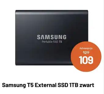 Kamera Express Samsung T5 External SSD 1TB zwart aanbieding