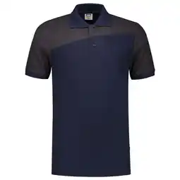 Welkoop Tricorp Bicolor Naden - Poloshirt - Blauw/Donkergrijs aanbieding