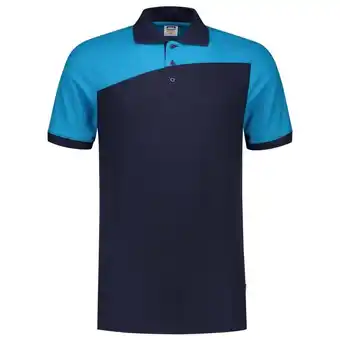 Welkoop Tricorp Bicolor Naden - Poloshirt - Blauw/Lichtblauw aanbieding