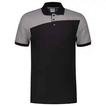 Welkoop Tricorp Bicolor Naden - Poloshirt - Zwart/Grijs aanbieding